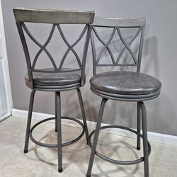 Bar Stools Leather/metal
