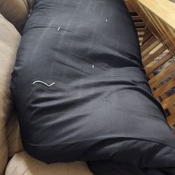 Futon bed and wooden frame