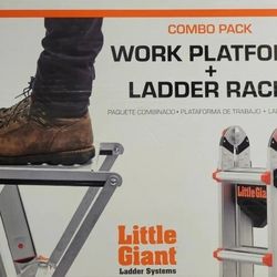 Aluminum 18.5-in
Platform for Ladders
2-Pack