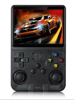 Handheld R36S Retro Game Console Black