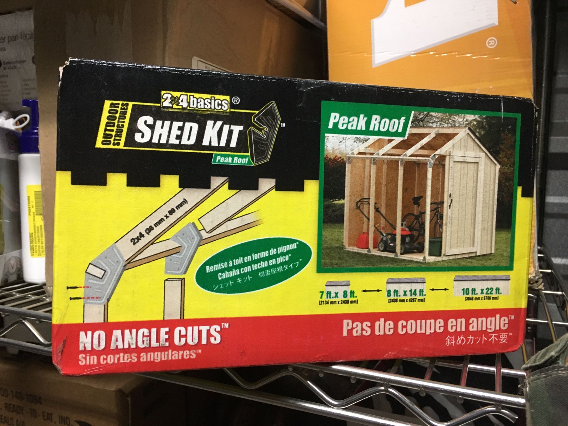 New in box, Hopkins Peak Roof Shed Kit