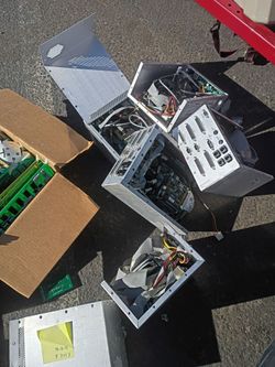 Heavily gold plated e waste