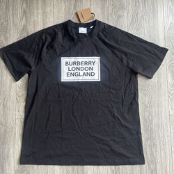 Burberry Black Tee Shirt XL
