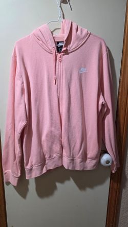 Womens Size XL Baby Pink Nike Fleece Hoodie