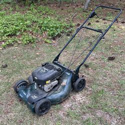 6.5 hp push lawn more hi tunnel mulcher, single speed