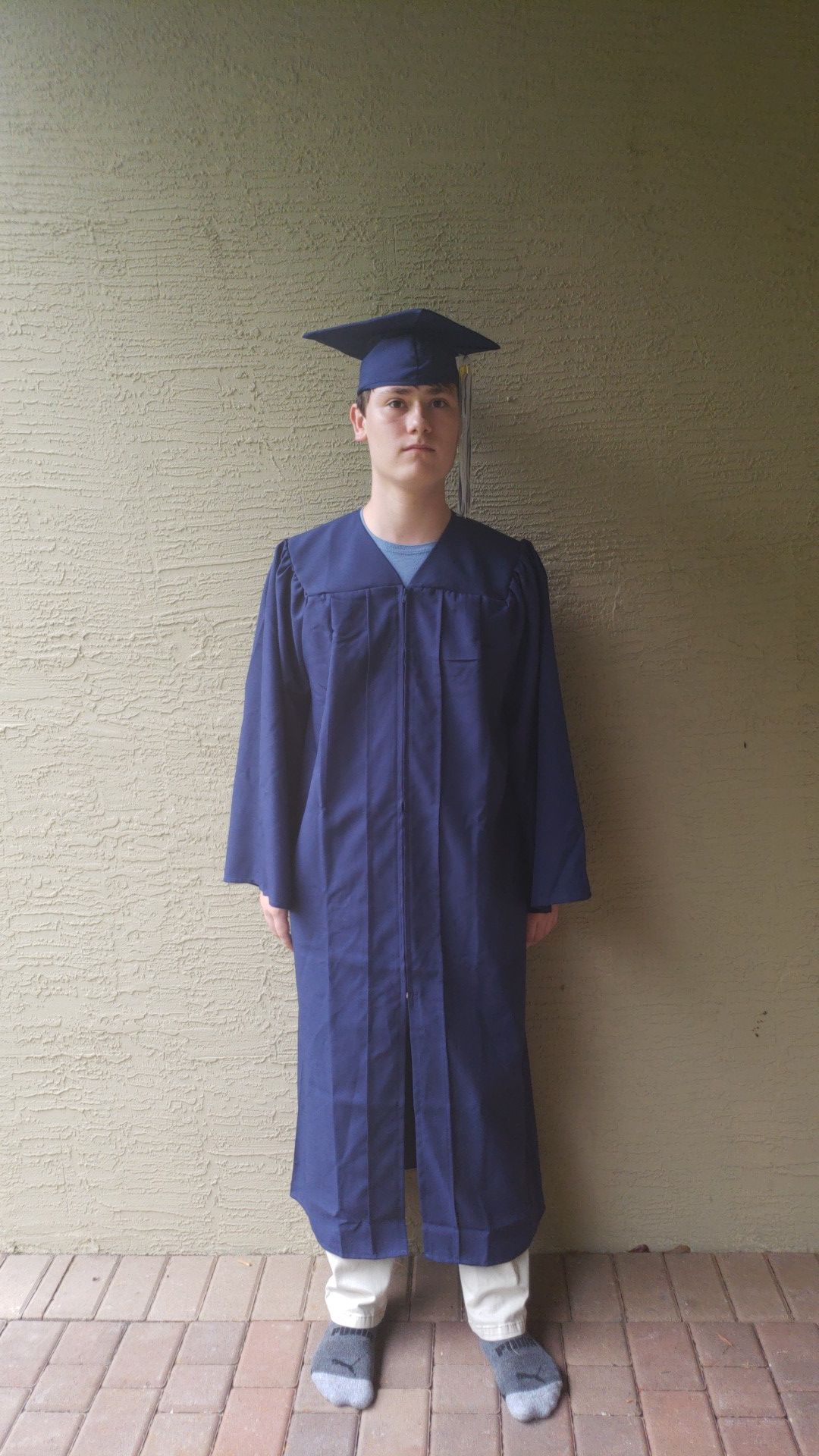 Graduation cap, gown and tassel multiple
