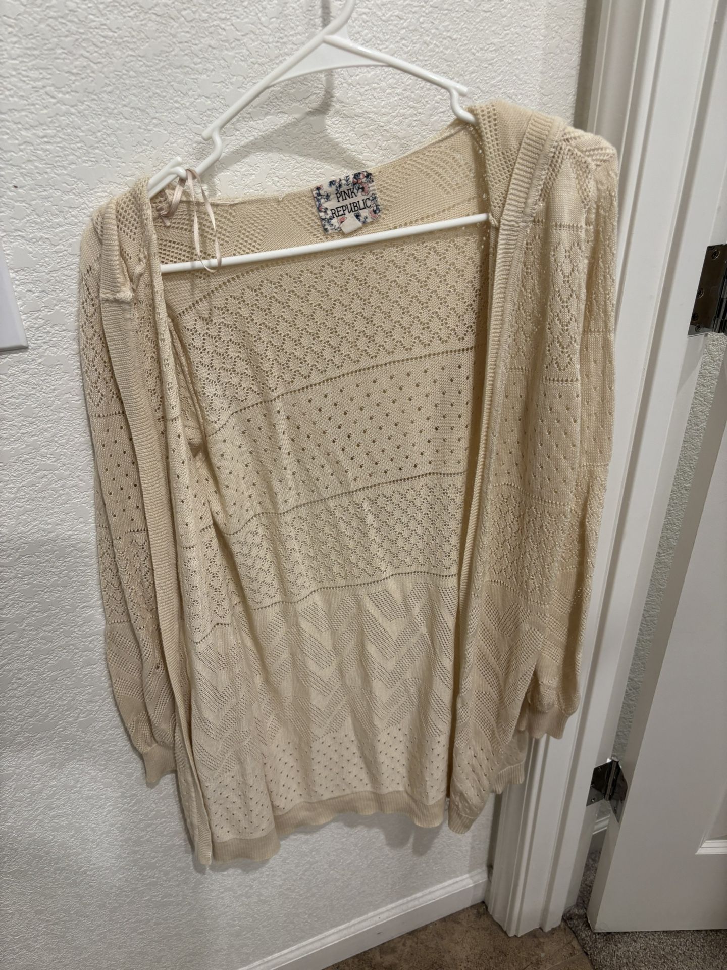 Pink Republic Women Hooded Cardigan - Size L