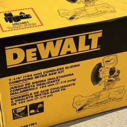 Dewalt Miter Saw 7 1/4” Combo Kit New Nuevo $350