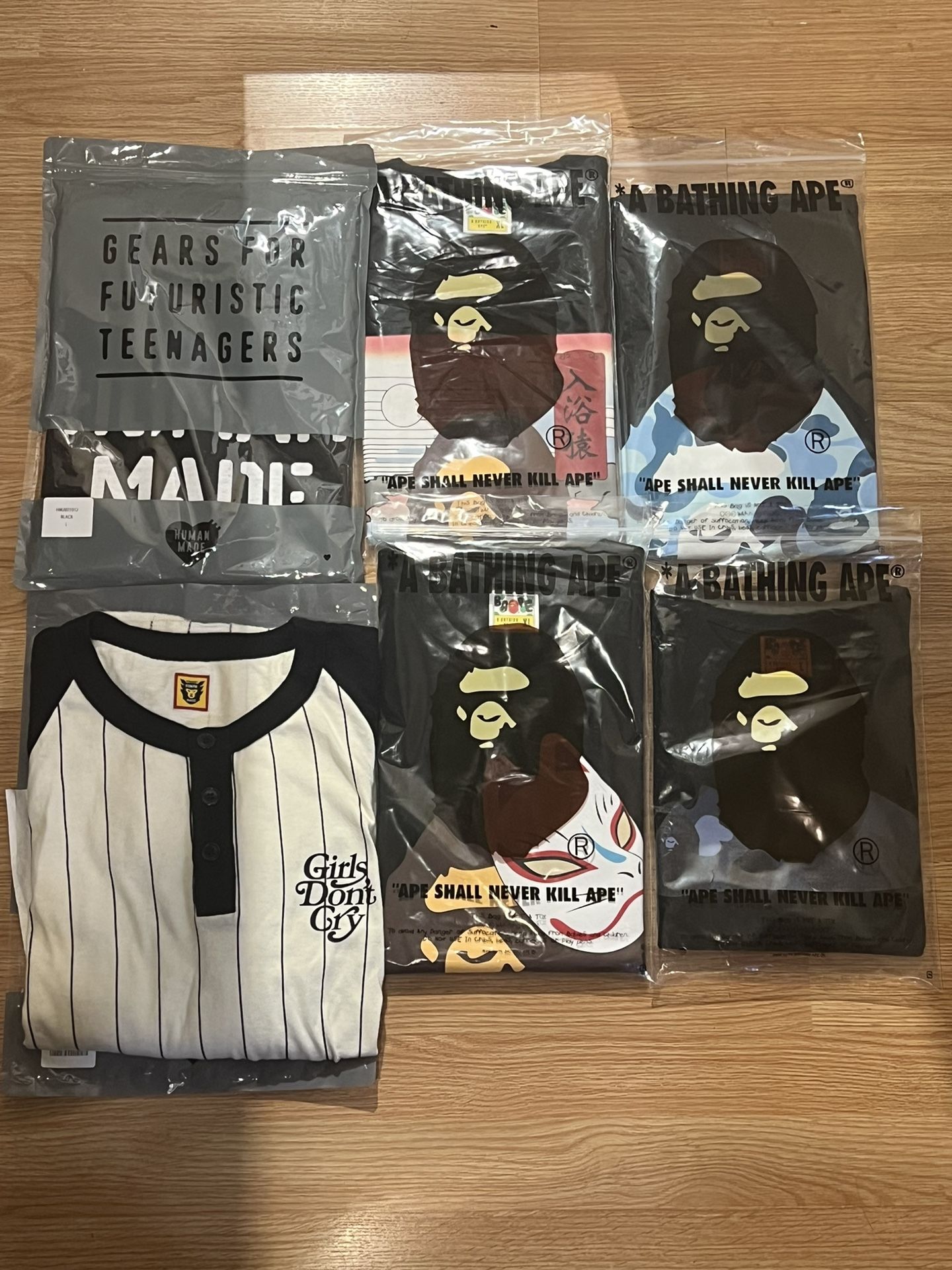 Bape Human Made Tees