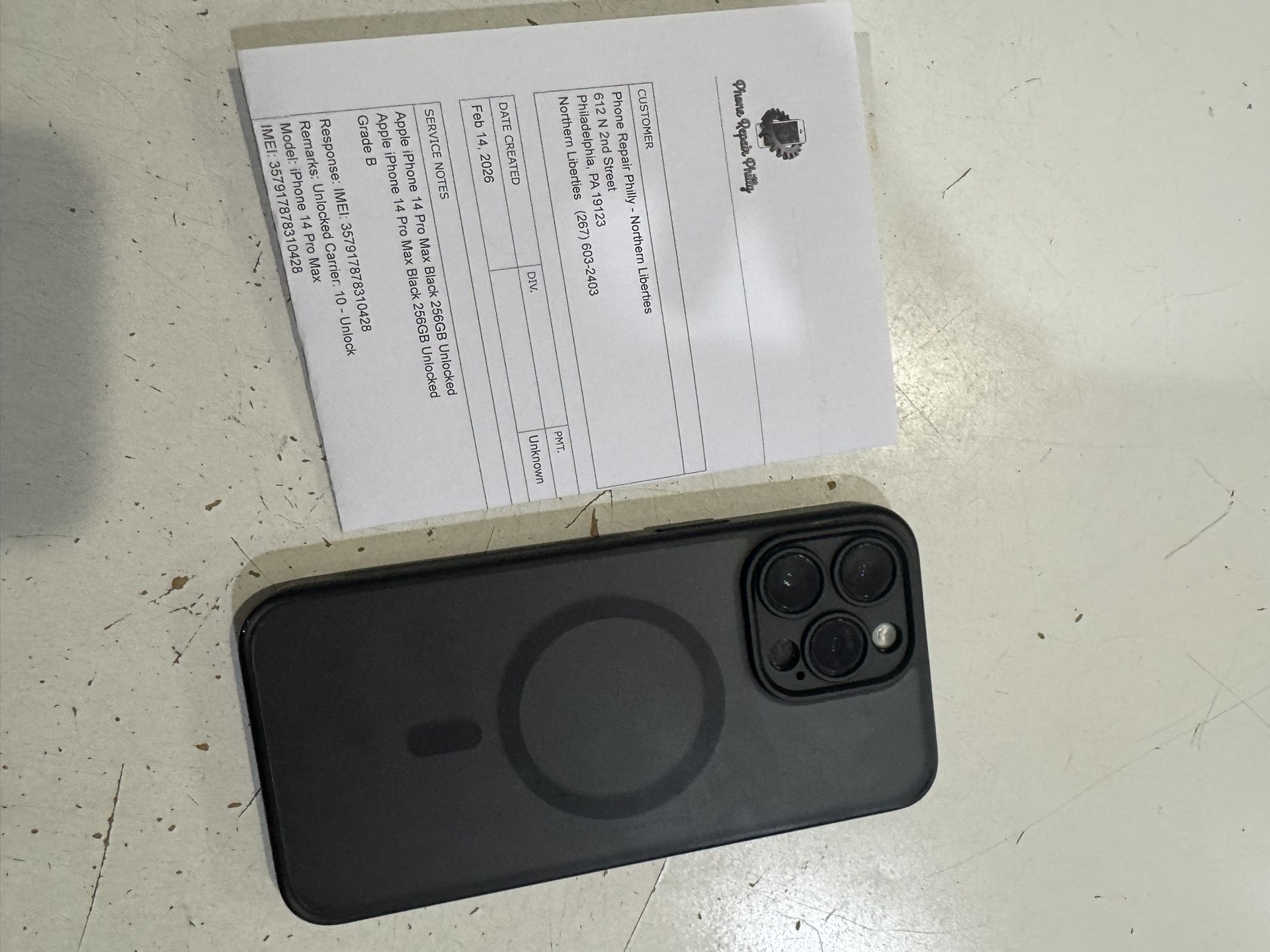 Apple iPhone 14 Pro Max Black 256GB unlocked