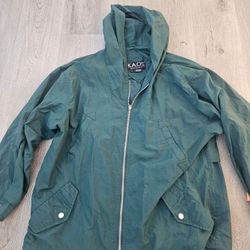 🧥 Kaos Men’s Vintage Full Zip Sport Jacket – Size Large – Green – Retro Cool! 🧥