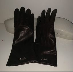 New Coach Leather Gloves  Size  Small, medium