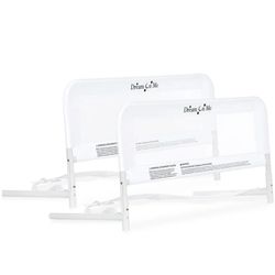 BRAND NEW Dream On Me Lightweight Mesh Security Adjustable Bed Rail for Toddler, Breathable Mesh Fab