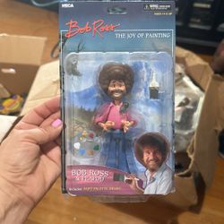 Bob Ross &Peabody Figurine 