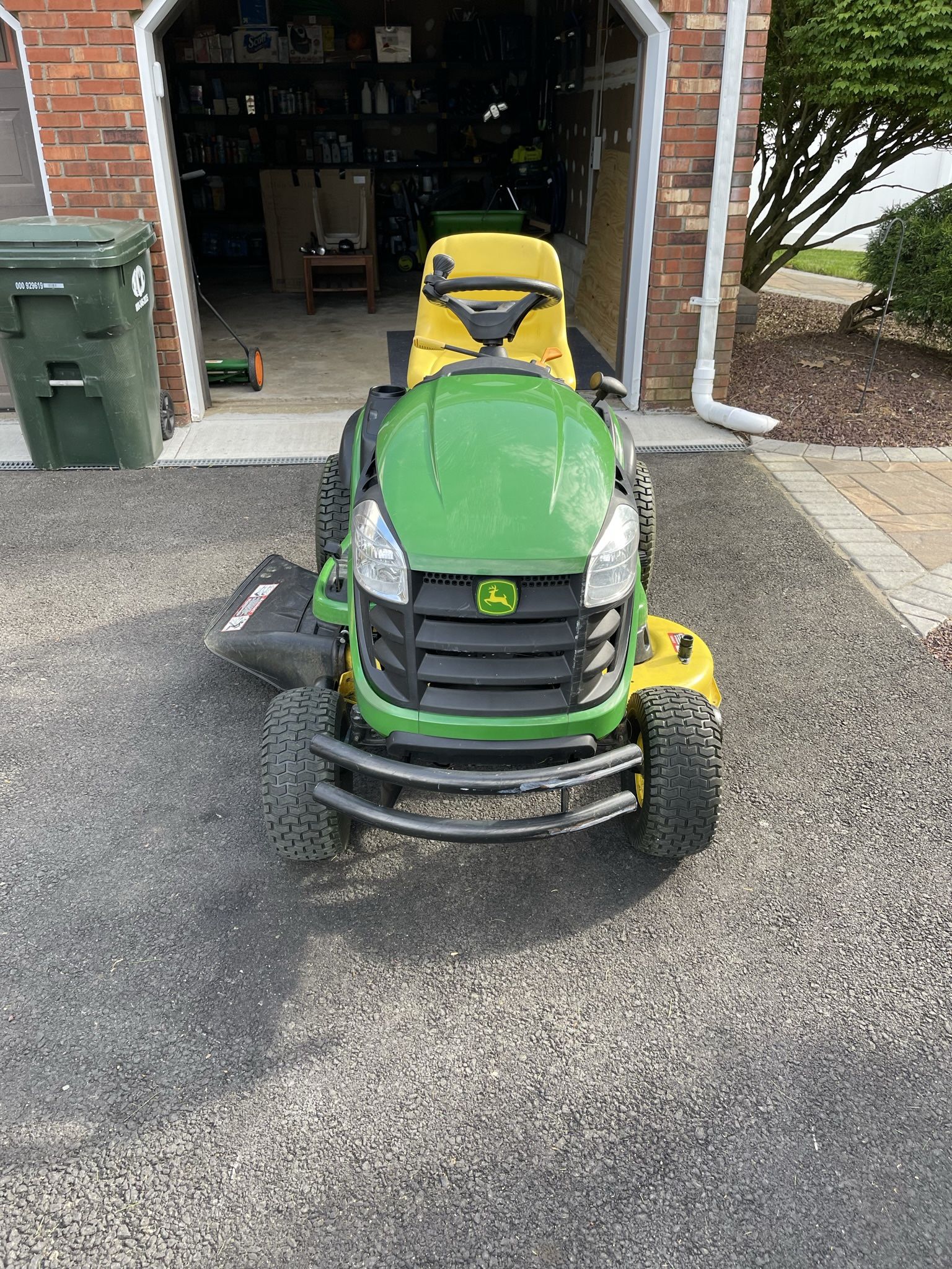 John deere e130 lawn mower sale