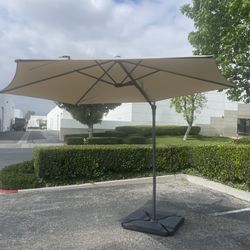 UMBRELLA - 10ft Umbrella Outdoor Patio Cantilever with Weights 
