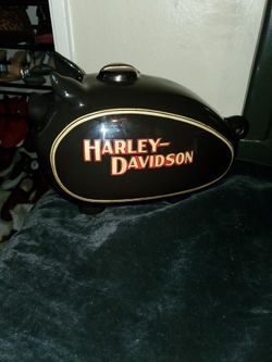Vintage Harley Davidson Piggy Bank