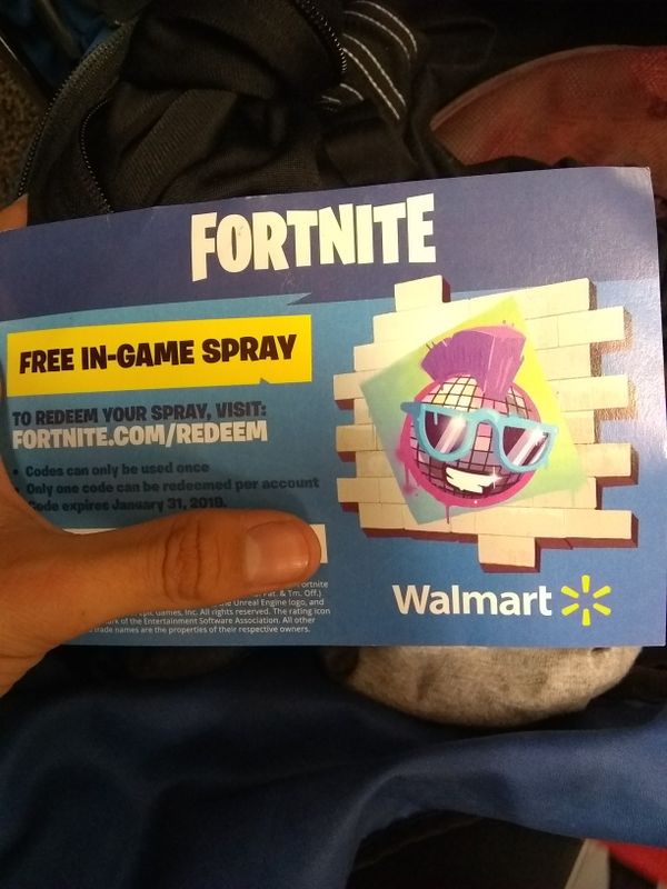 fortnite spray code - fortnite free in game spray code
