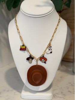 New - Jesse and Woody Charm Necklace