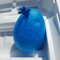 Toys Zuru Smashers Dino Ice Age Ice Blue Triceratops Mini Figure Dinosaur Rare
