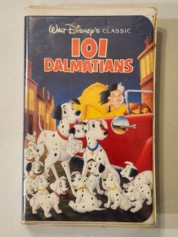 BLACK DIAMOND THE CLASSICS. DISNEY 101 DALMATIANS VHS.