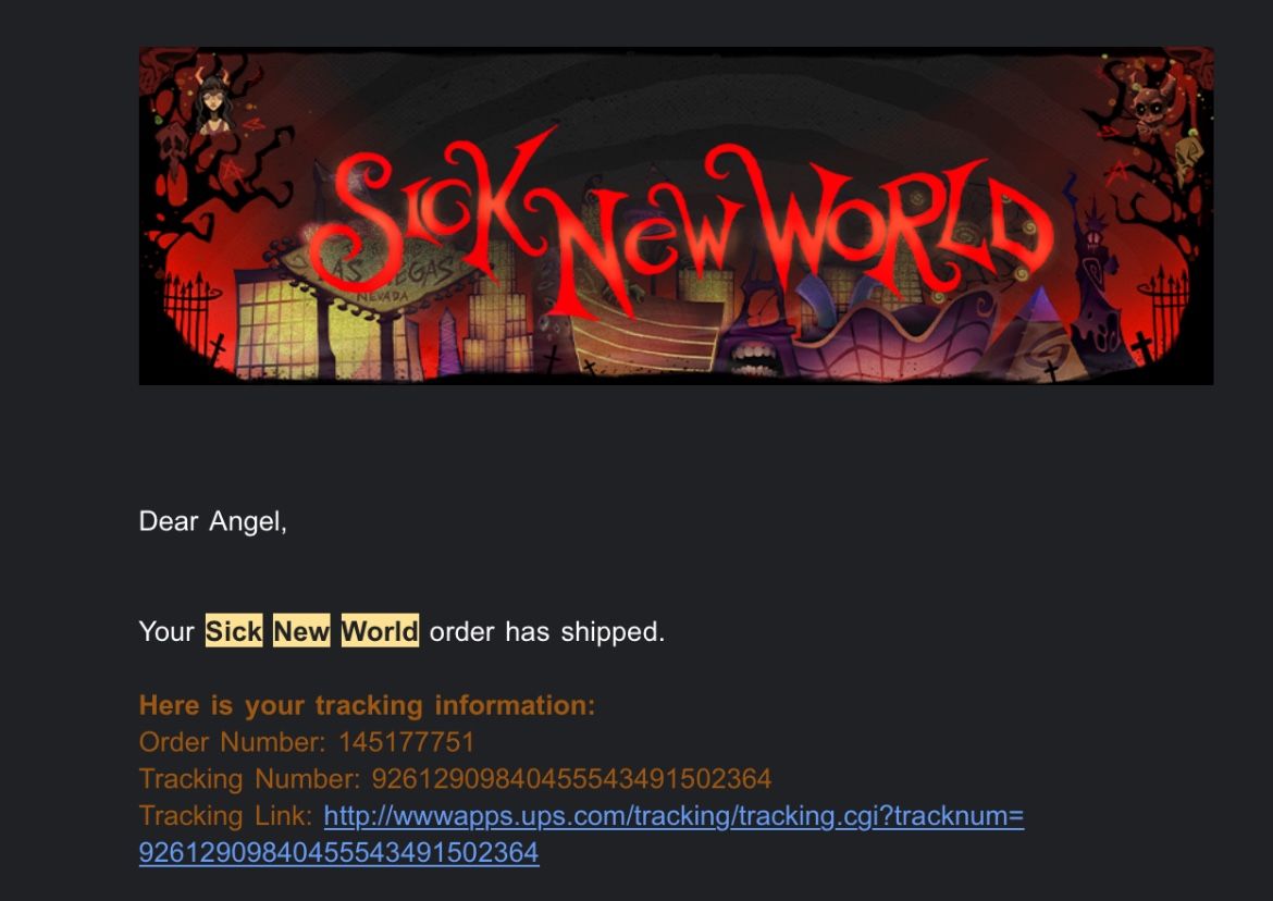 SICK NEW WORLD 1 GA TICKET
