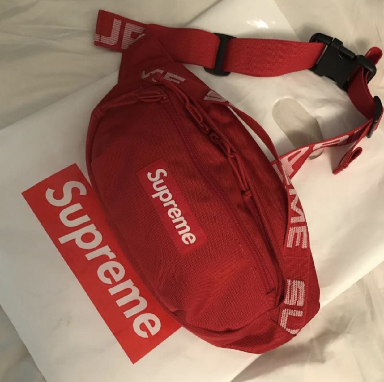 Hypestuff Supreme Shoulder Bag Fanny Pack Ss18 Delivery Available Pickup Available..