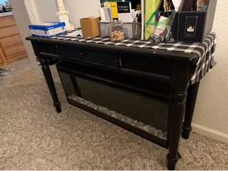 Electric fireplace insert