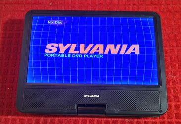 Portable Sylvania Blu Ray adjustable Screen DVD Player