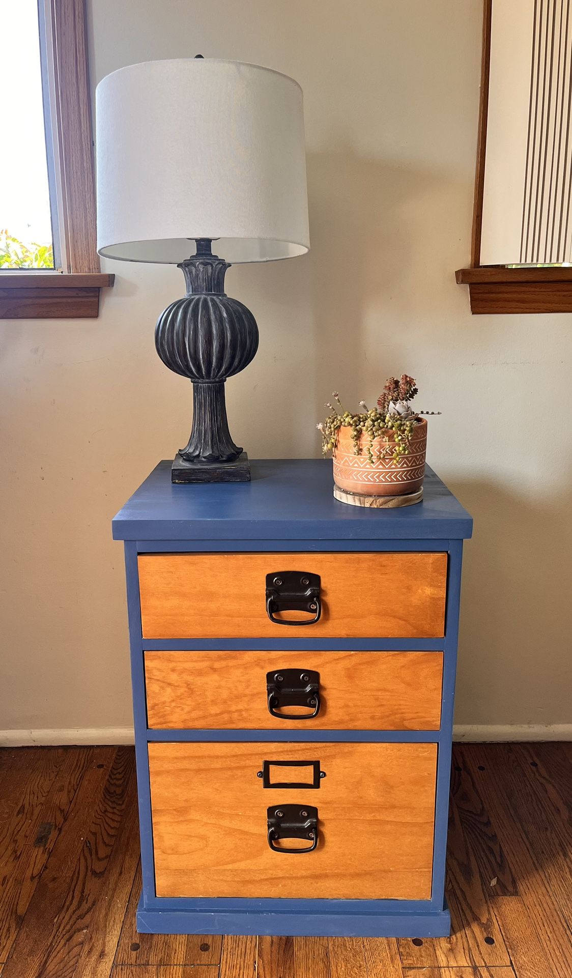 Pottery Barn Refinished 3 Drawer Filing Cabinet