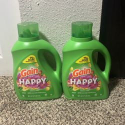 2 Gain laundry detergents 88oz
