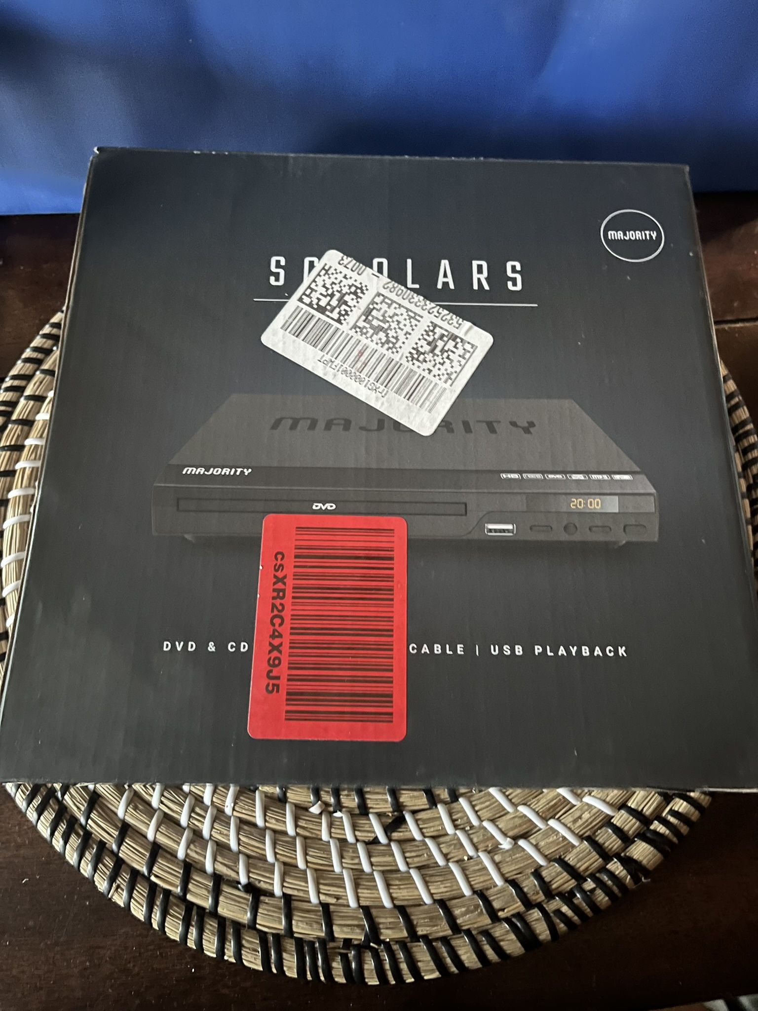 Majority scholars dvd cd player New in box