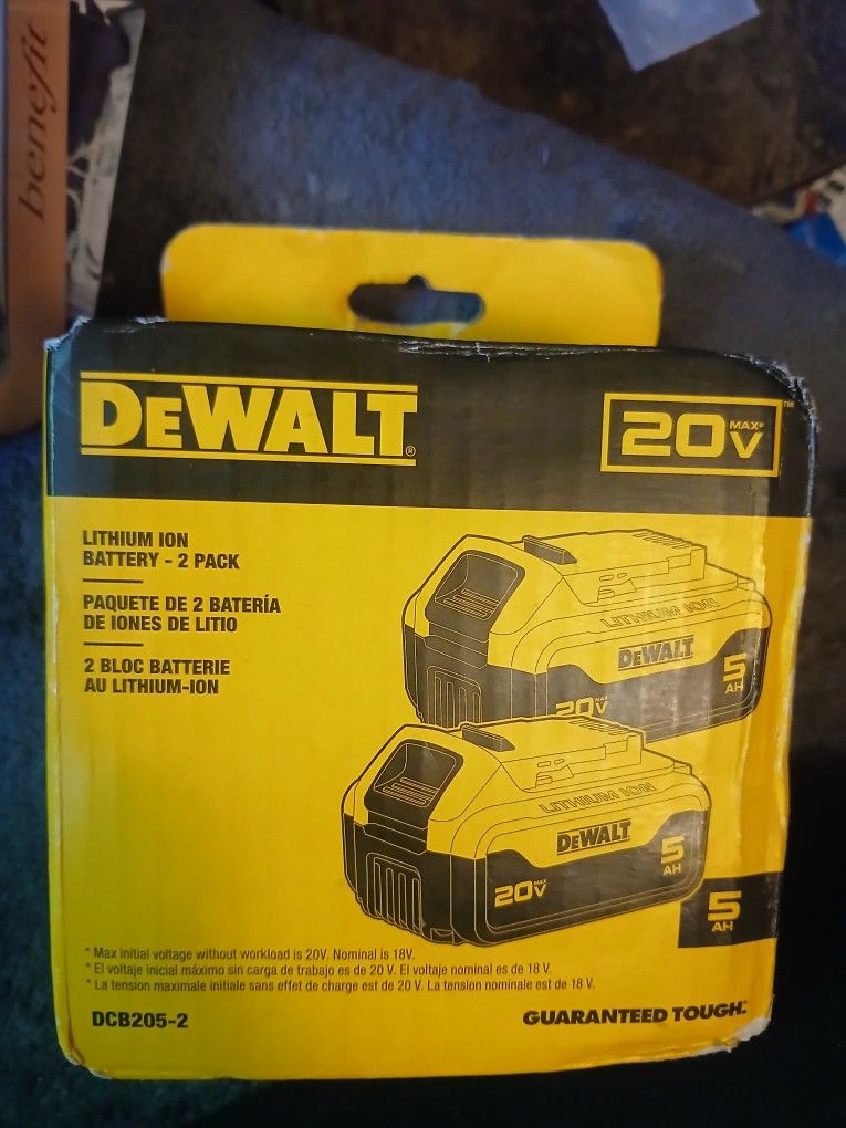 20v Dewalt Batterys