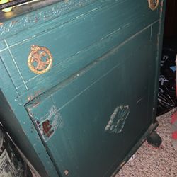 Antique Night Table Humidor 