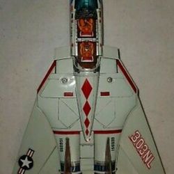1970 BATTERY OPERATED F-14A TOMCAT NAVY JET FIGHTER PLANE JAPAN TIN TOY