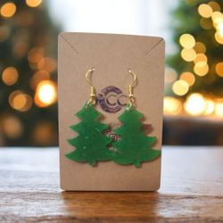 Xmas Tree Earrings 