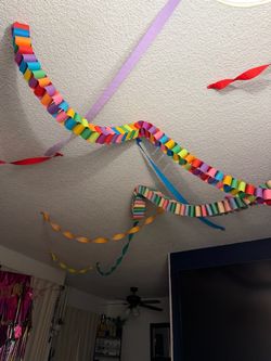 Decorative Paper Chains birthday