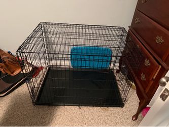 Large Double-Door Wire Dog Crate