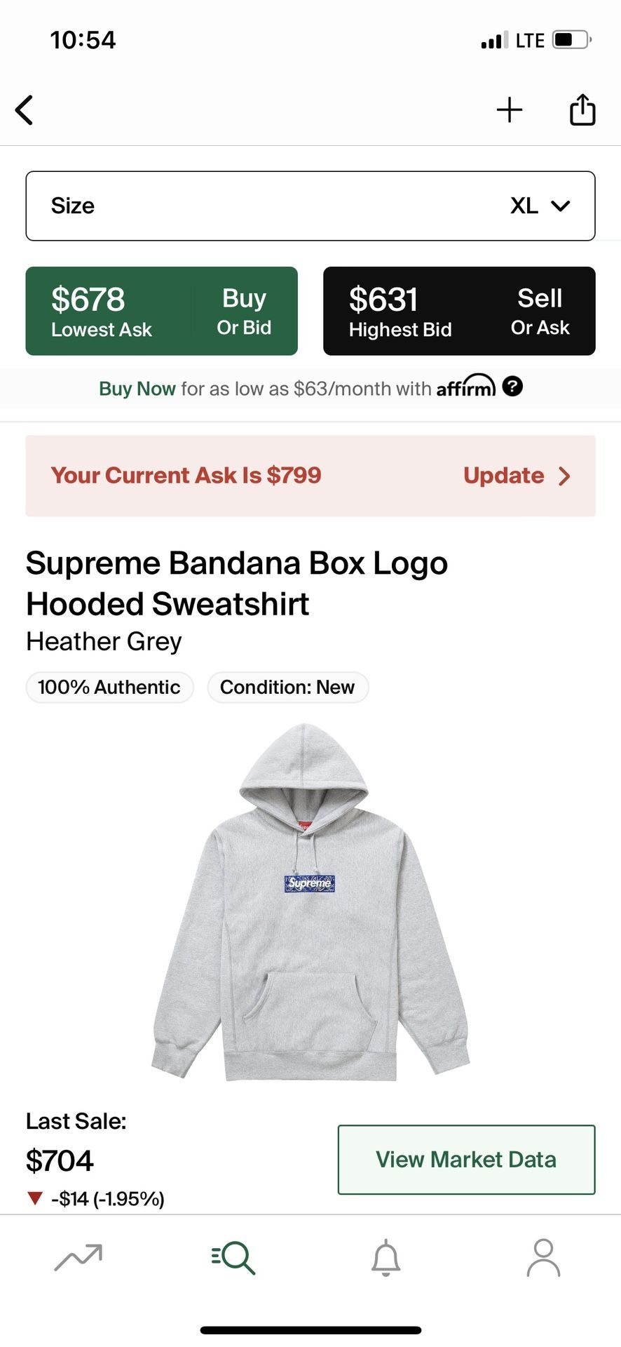 Supreme Bandana Box Logo Fw20 L