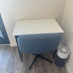 Small desk and chair combo