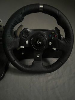 Logitech steering wheel and pedals for Xbox