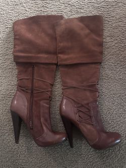 Brown Knee High Aldo Boots (8.5)