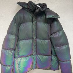 Jordan Craig Toronto Metallic Men's Bubble Jacket Iridescent