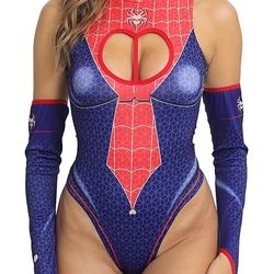 Hero Cosplay Spiderman Bodysuit New 