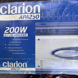 Clarion APA250 car audio amplifier
