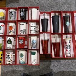Starbucks Mug & Tumbler Collection – Brand New in Box – Rare Designs – Bulk Lot 