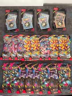 Pokemon Pitch Black / Chaos Rising Sleeves and Coin Packs