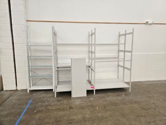 Metal Storage Shelving Unit – Used, Good Condition