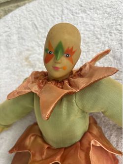harlequin or jester-style doll Sugar Loaf brand