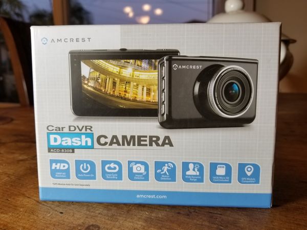 Amcrest Dashcam - full HD 1080p 160 degree wide angle view